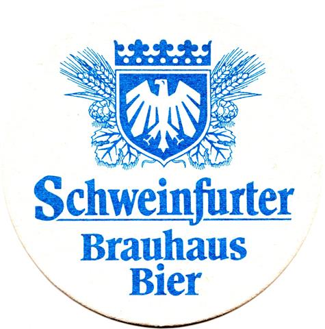 schweinfurt sw-by brauhaus rund 1fbg 1-2a (215-brauhaus bier-blau)